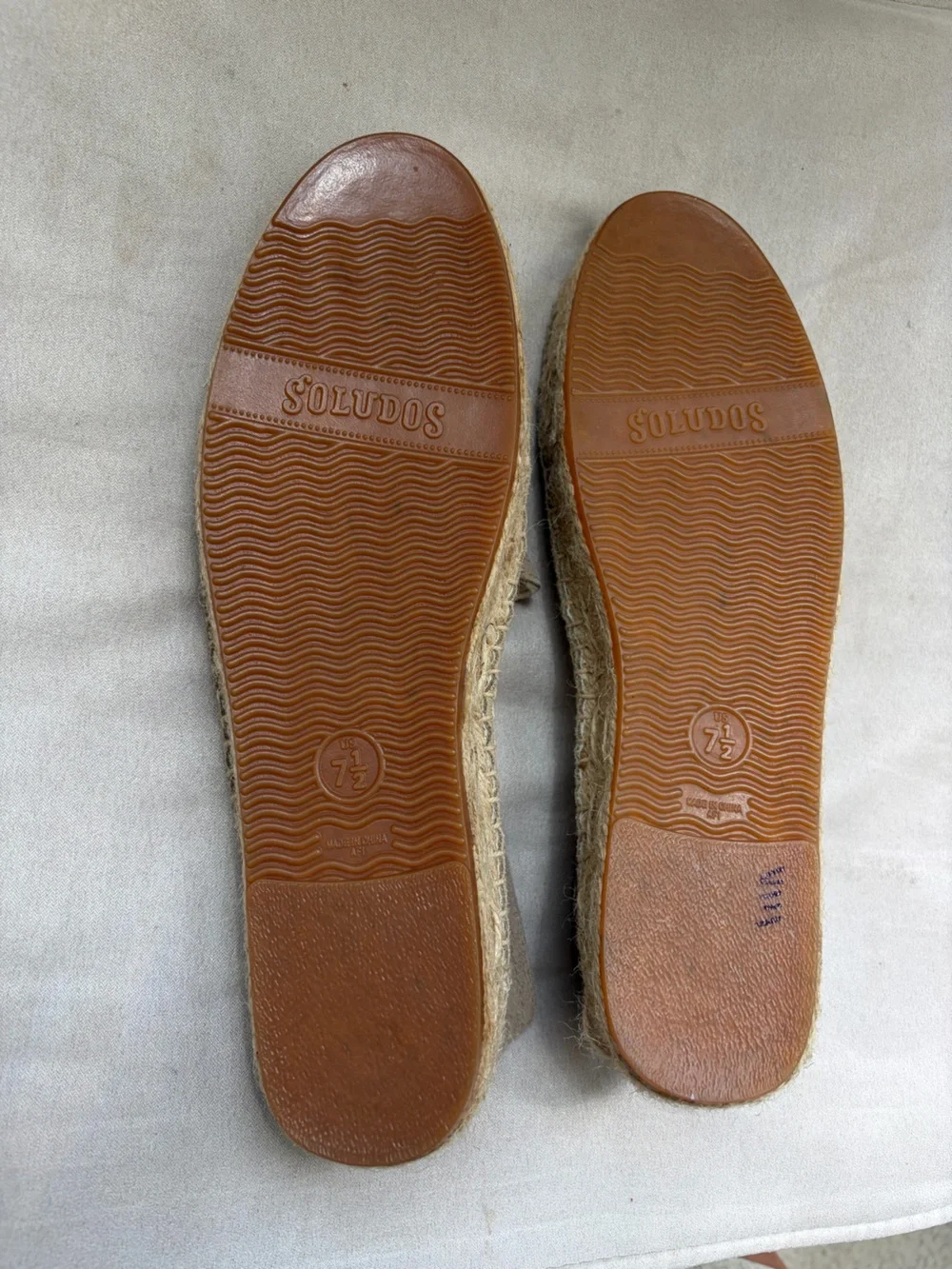Soludos suede upper